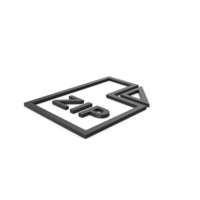 Black Symbol ZIP File PNG & PSD Images