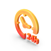 Logo Clock Time 24H PNG & PSD Images