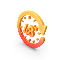 Logo Clock Time 48H PNG & PSD Images