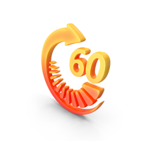 Logo Clock Time 60sec PNG & PSD Images