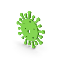Symbol Coronavirus Green PNG & PSD Images