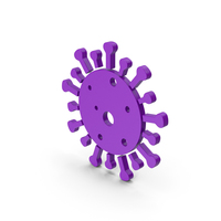 Symbol Coronavirus Purple PNG & PSD Images