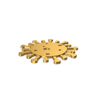 Gold Symbol Coronavirus PNG & PSD Images