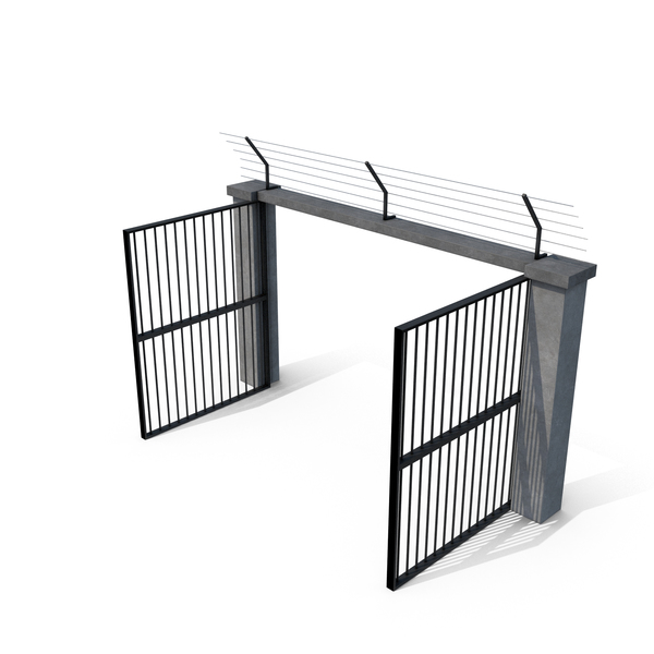 Prison Gate Module Open PNG & PSD Images