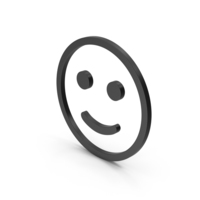Smiling Emoji Black PNG & PSD Images