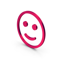 Smiling Emoji Metallic PNG & PSD Images