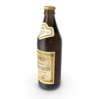 Beer Bottle Scheyern Kloster Weisse Hell 500ml PNG & PSD Images