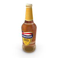 Wells Bombardier Burning Gold 500ml Beer Bottle PNG & PSD Images