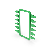 Symbol Microchip Green PNG & PSD Images