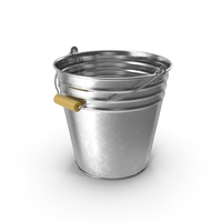 Galvanized Metal Bucket PNG & PSD Images