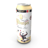 Beer Can Bitburger 500ml PNG & PSD Images