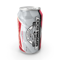 Beer Can Budweiser Daytona 500 12 fl oz PNG & PSD Images