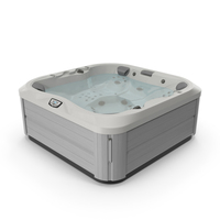 Jacuzzi J 335 Hot Tub Beige with Water PNG & PSD Images