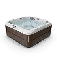 Jacuzzi J 335 Hot Tub Brown with Water PNG & PSD Images