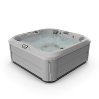 Jacuzzi J 335 Hot Tub Grey with Water PNG & PSD Images