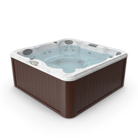 JACUZZI J235 Hot Tub Brown with Water PNG & PSD Images