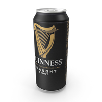 Guinness Draught Stout 440ml Beer Can PNG & PSD Images
