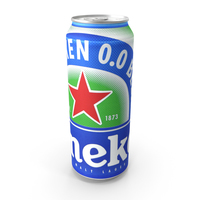 Beer Can Heineken 0,0 Alcohol Free 500ml 2019 PNG & PSD Images