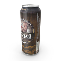 Beer Can Kozel Cerny 500ml PNG & PSD Images