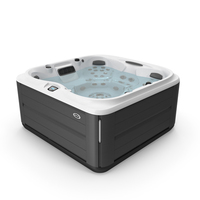 Jacuzzi J475 Spa Hot Tub Ebony with Water PNG & PSD Images