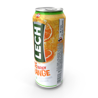 Beer Can Lech Ice Bloody Orange 500ml PNG & PSD Images