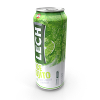 Beer Can Lech Ice Mojito 500ml PNG & PSD Images