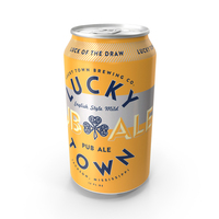Lucky Town Pub Ale 12 fl oz Beer Can PNG & PSD Images
