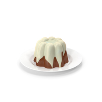 Jelly Pudding Chocolate On Plate PNG & PSD Images