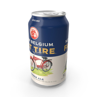 Beer Can New Belgium Fat Tire 12fl oz PNG & PSD Images