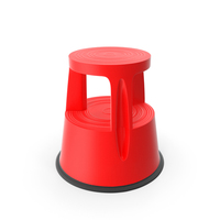 Kick Stool Stair Red PNG & PSD Images