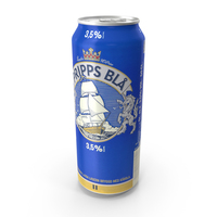 Pripps Bla 500ml Beer Can PNG & PSD Images