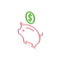 Symbol Piggy Bank PNG & PSD Images