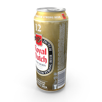 Royal Dutch Post Horn 12 Strong 500ml Beer Can PNG & PSD Images
