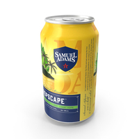 Beer Can Samuel Adams Hopscape 12fl oz PNG & PSD Images