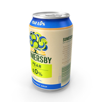 Beer Can Somersby Pear Noalco 330ml 2020 PNG & PSD Images