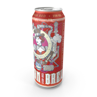 Beer Can Steam Brew German Red 500ml PNG & PSD Images