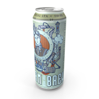 Steam Brew Imperial IPA 500ml Beer Can PNG & PSD Images