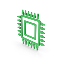 Symbol Microchip Green PNG & PSD Images