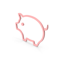 Symbol Pig Pink PNG & PSD Images