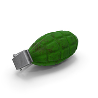 Green Grenade On Floor PNG & PSD Images