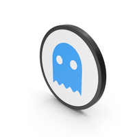 Icon Ghost Blue PNG & PSD Images
