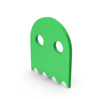 Symbol Ghost Green PNG & PSD Images