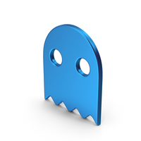 Symbol Ghost Blue Metallic PNG & PSD Images