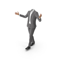 Greeting Suit Grey PNG & PSD Images
