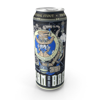 Beer Can Steam Brew Imperial Stout 500ml PNG & PSD Images