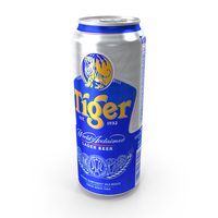 Beer Can Tiger Lager 500ml 2013 PNG & PSD Images