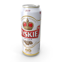 Beer Can Tyskie Gronie 500ml PNG & PSD Images