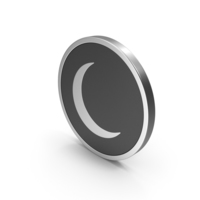Silver Icon Moon PNG & PSD Images