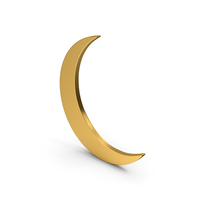 Symbol Moon Gold PNG & PSD Images