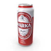 Beer Can Warka 500ml PNG & PSD Images